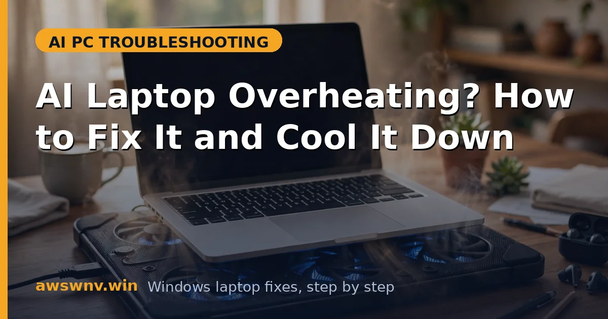 AI Laptop Overheating? How to Fix It and Cool It Down