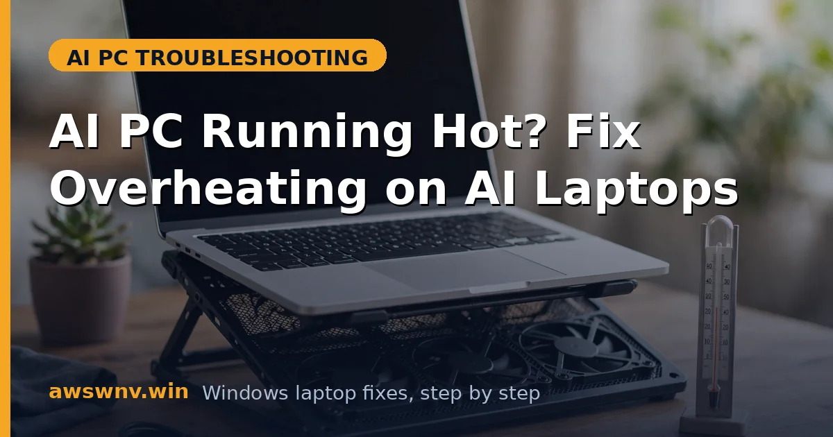 AI PC Running Hot? Fix Overheating on AI Laptops