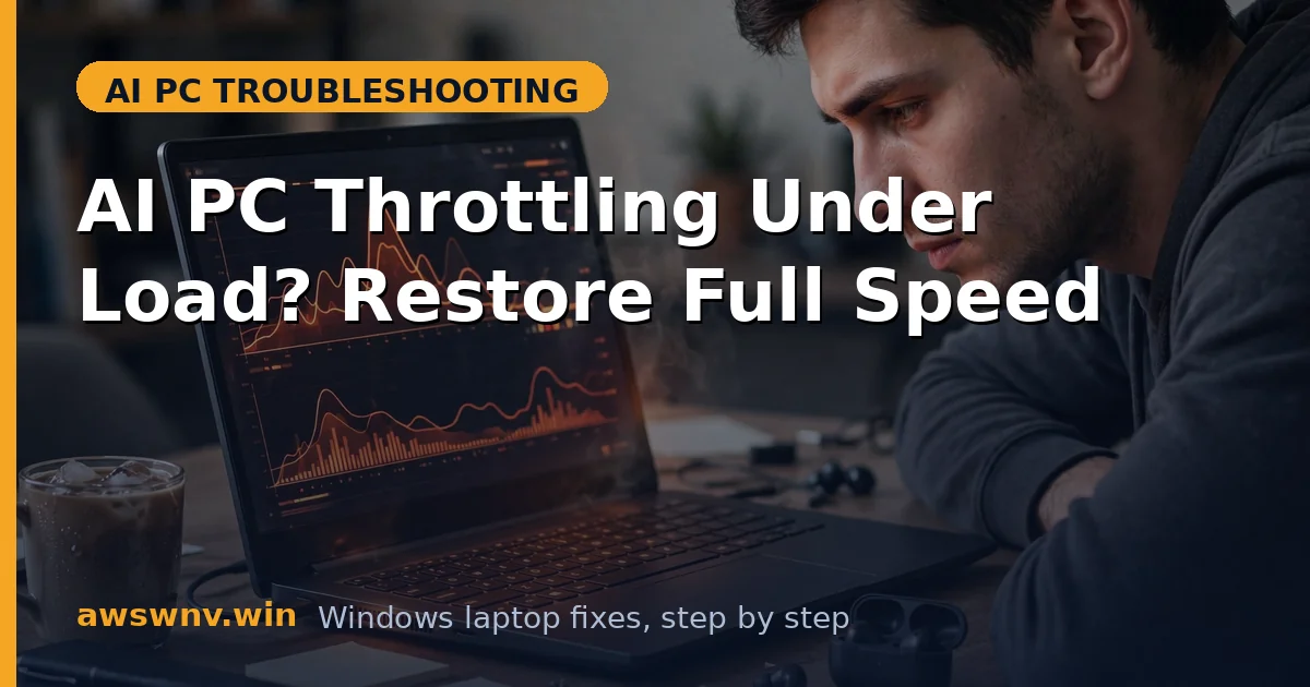 AI PC Throttling Under Load? Restore Full Speed