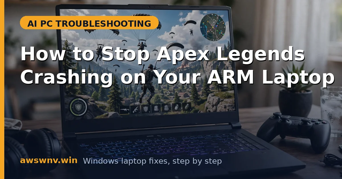 How to Stop Apex Legends Crashing on Your ARM Laptop