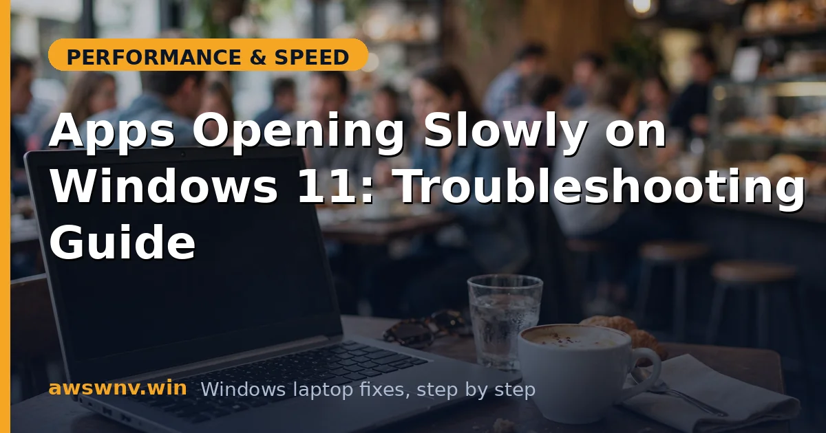 Apps Opening Slowly on Windows 11: Troubleshooting Guide