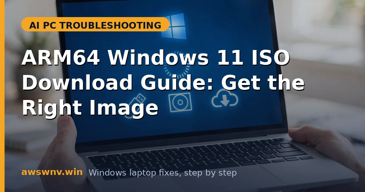 ARM64 Windows 11 ISO Download Guide: Get the Right Image