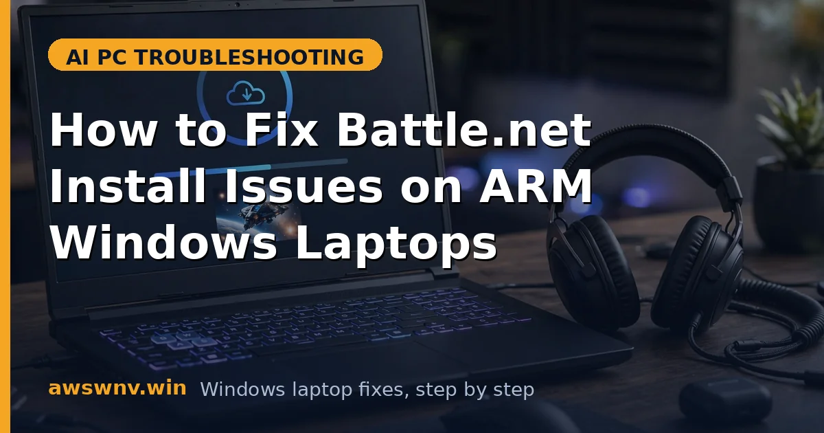 How to Fix Battle.net Install Issues on ARM Windows Laptops