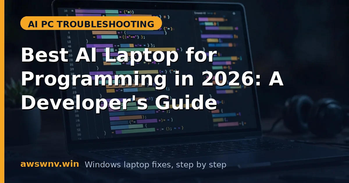 Best AI Laptop for Programming in 2026: A Developer's Guide