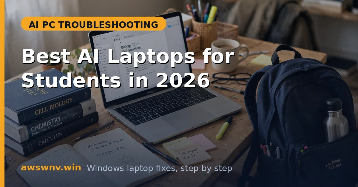 Best AI Laptops for Students in 2026