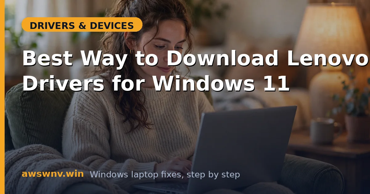 Best Way to Download Lenovo Drivers for Windows 11