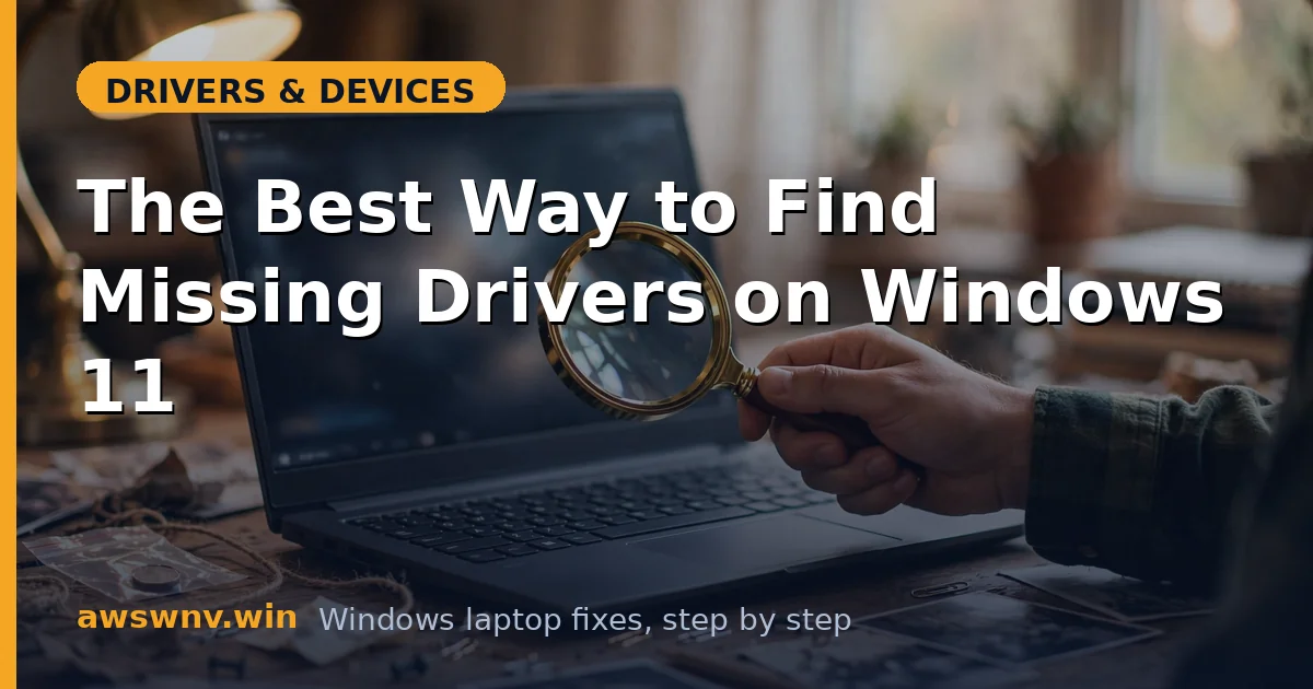 The Best Way to Find Missing Drivers on Windows 11