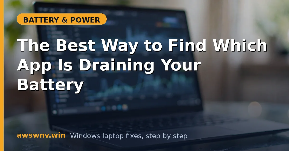 The Best Way to Find Which App Is Draining Your Battery