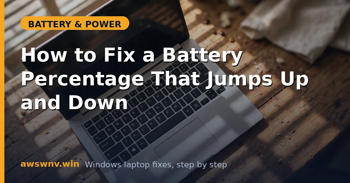 How to Fix a Battery Percentage That Jumps Up and Down