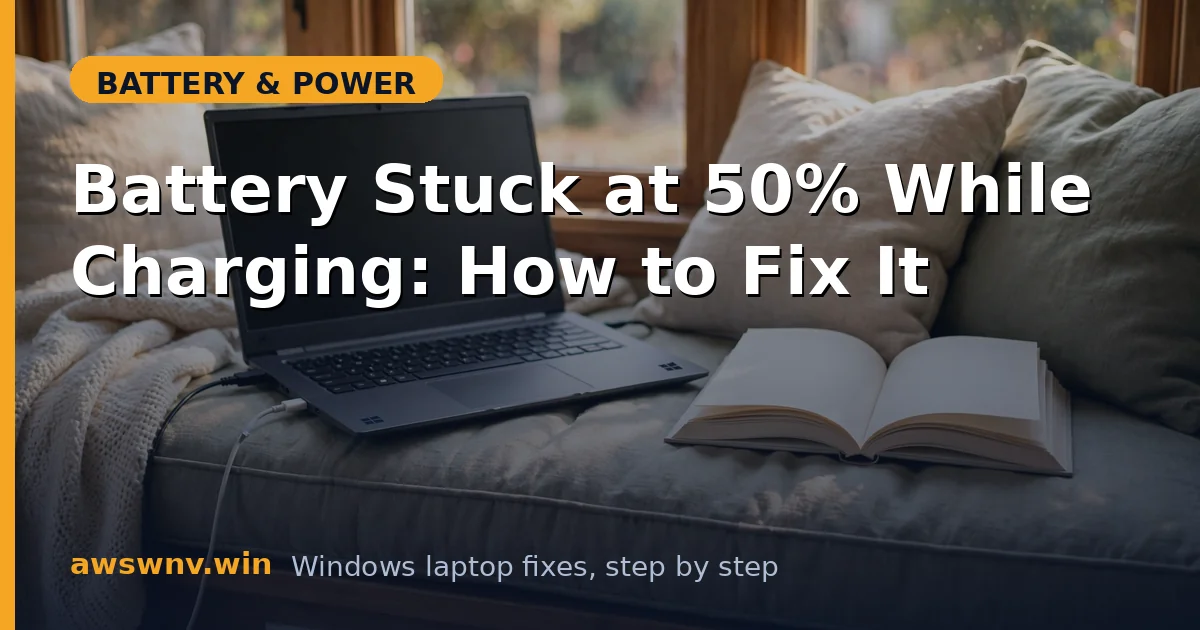 Battery Stuck at 50% While Charging: How to Fix It