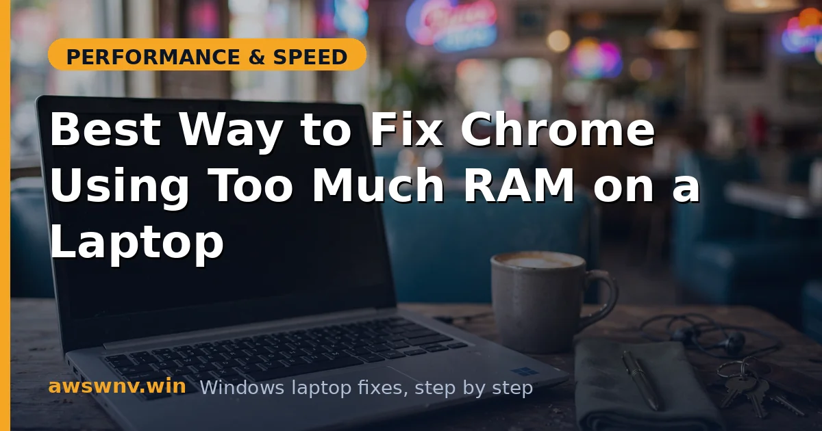 Best Way to Fix Chrome Using Too Much RAM on a Laptop