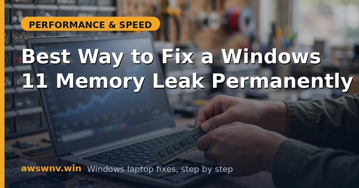 Best Way to Fix a Windows 11 Memory Leak Permanently