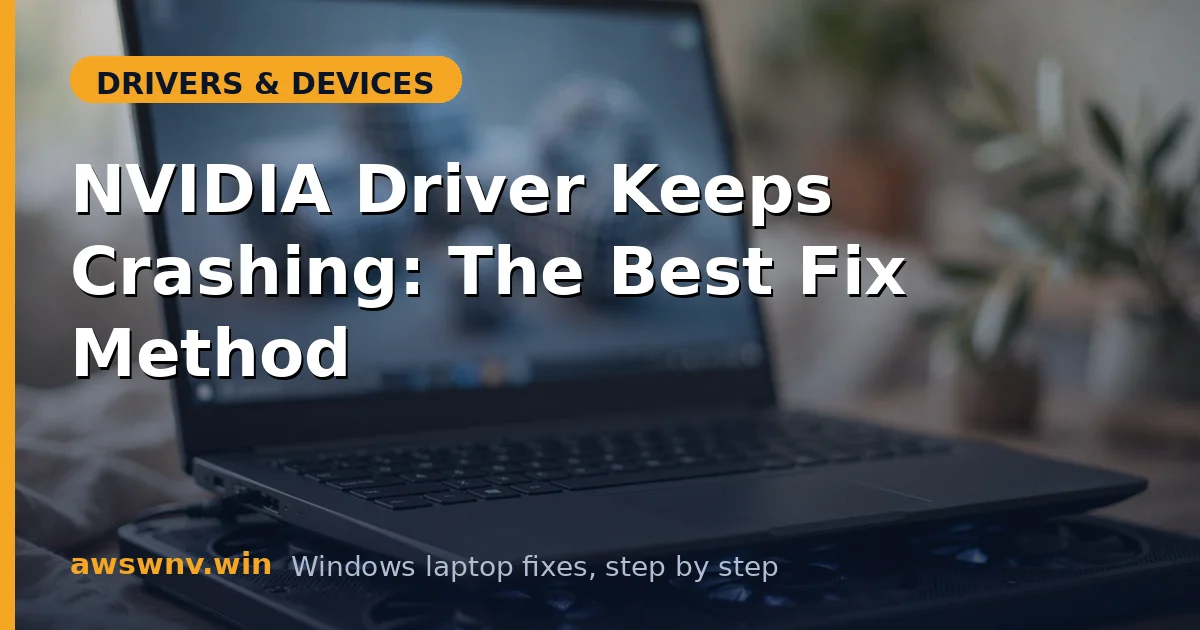 NVIDIA Driver Keeps Crashing: The Best Fix Method