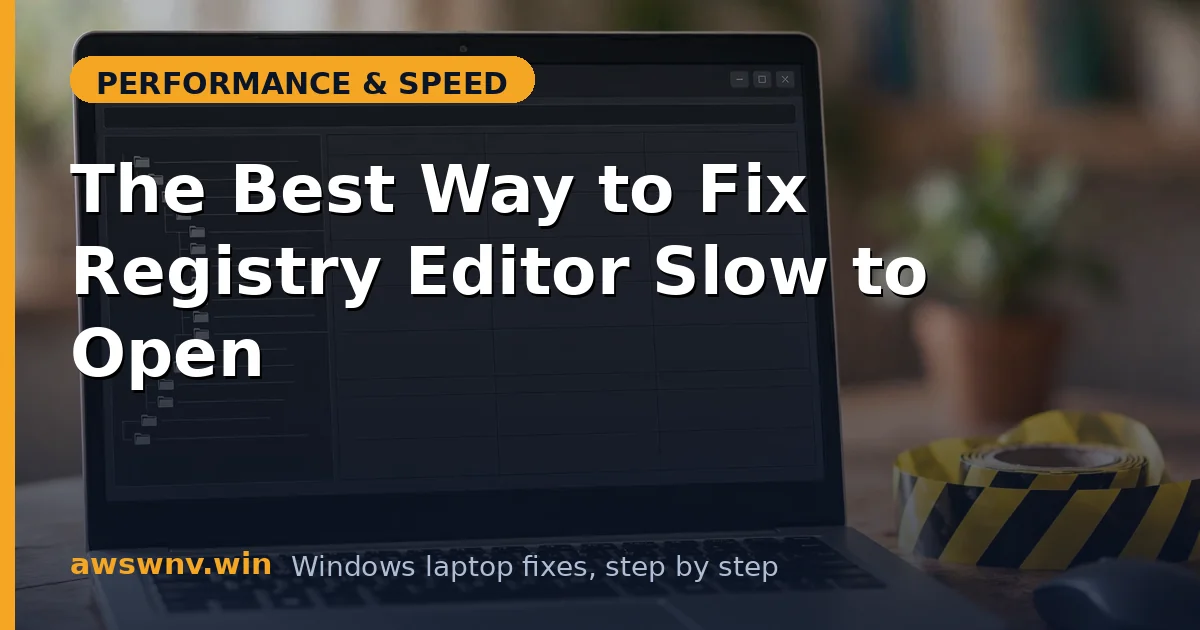 The Best Way to Fix Registry Editor Slow to Open