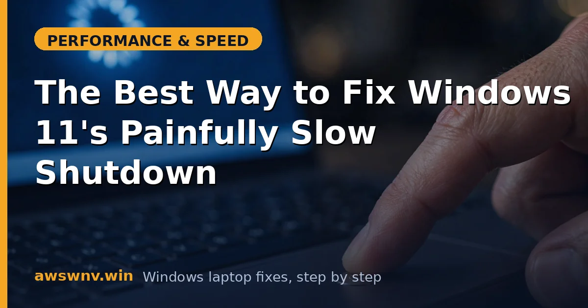 The Best Way to Fix Windows 11's Painfully Slow Shutdown