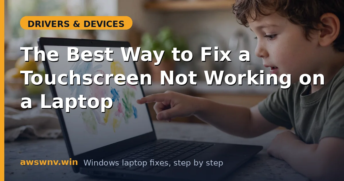 The Best Way to Fix a Touchscreen Not Working on a Laptop