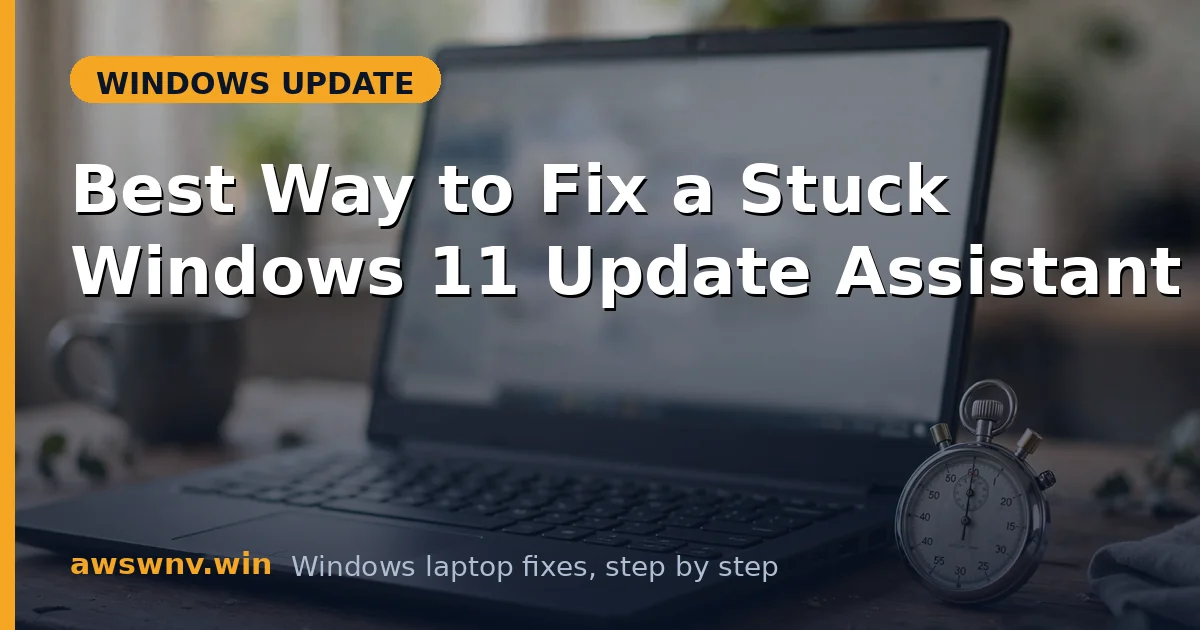Best Way to Fix a Stuck Windows 11 Update Assistant
