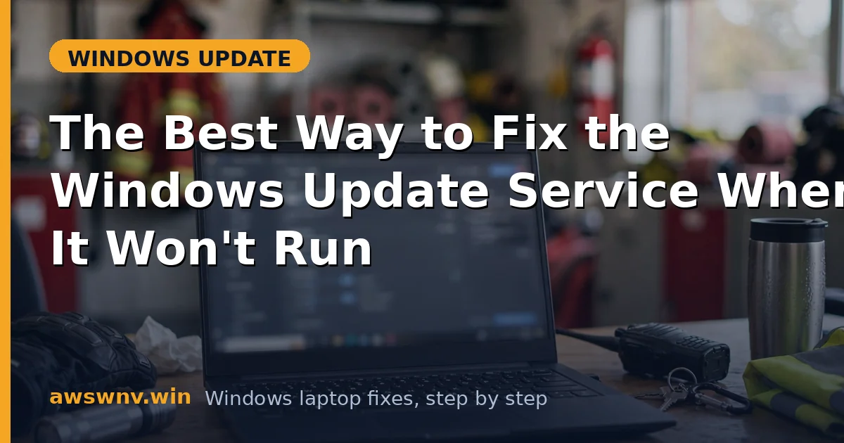 The Best Way to Fix the Windows Update Service When It Won't Run