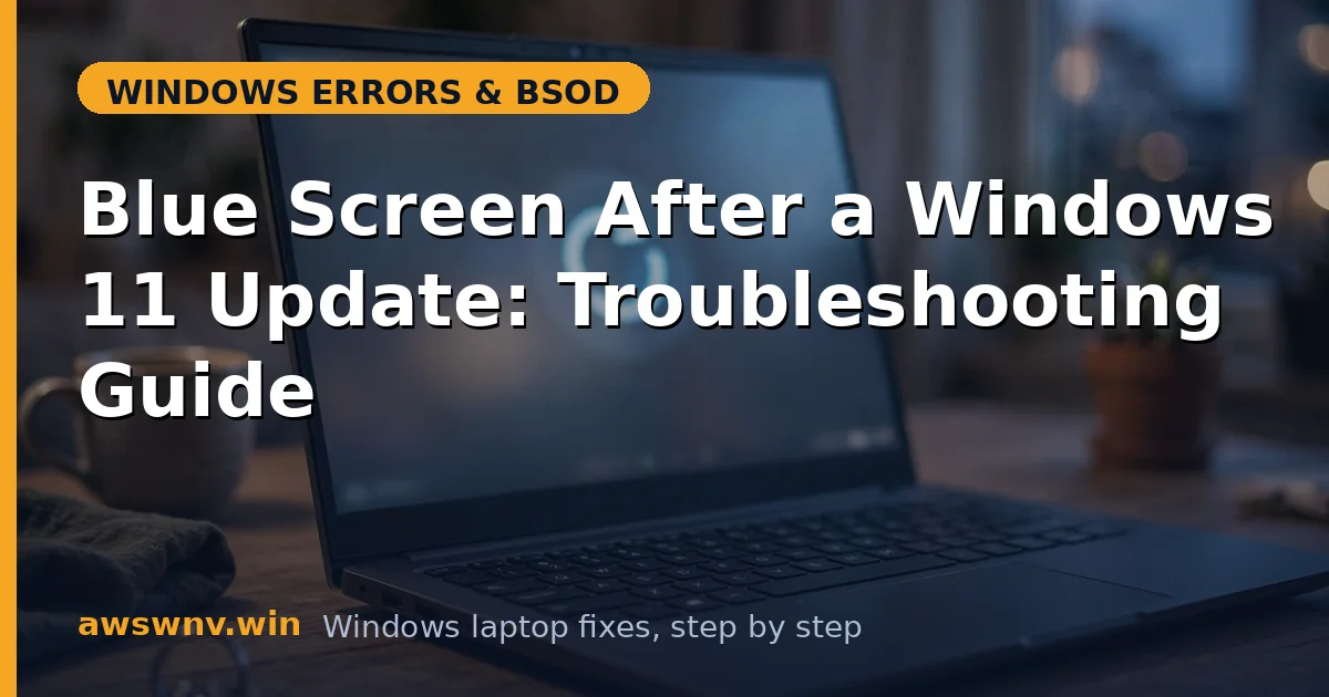Blue Screen After a Windows 11 Update: Troubleshooting Guide