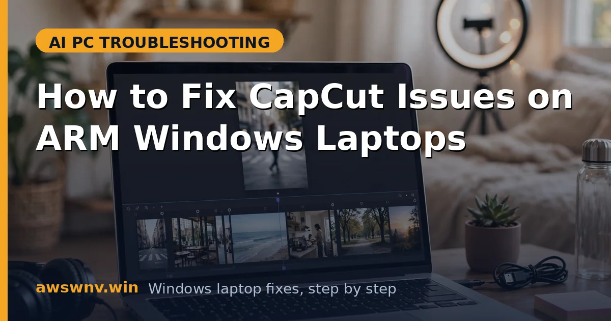 How to Fix CapCut Issues on ARM Windows Laptops