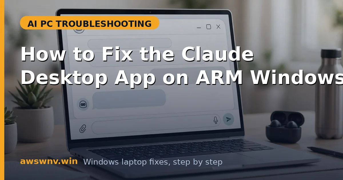 How to Fix the Claude Desktop App on ARM Windows