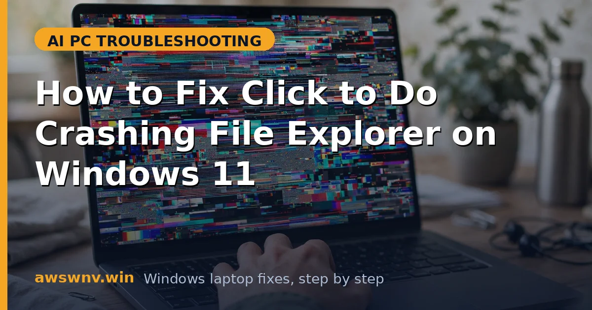 How to Fix Click to Do Crashing File Explorer on Windows 11