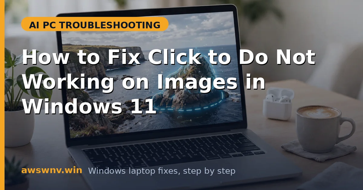 How to Fix Click to Do Not Working on Images in Windows 11