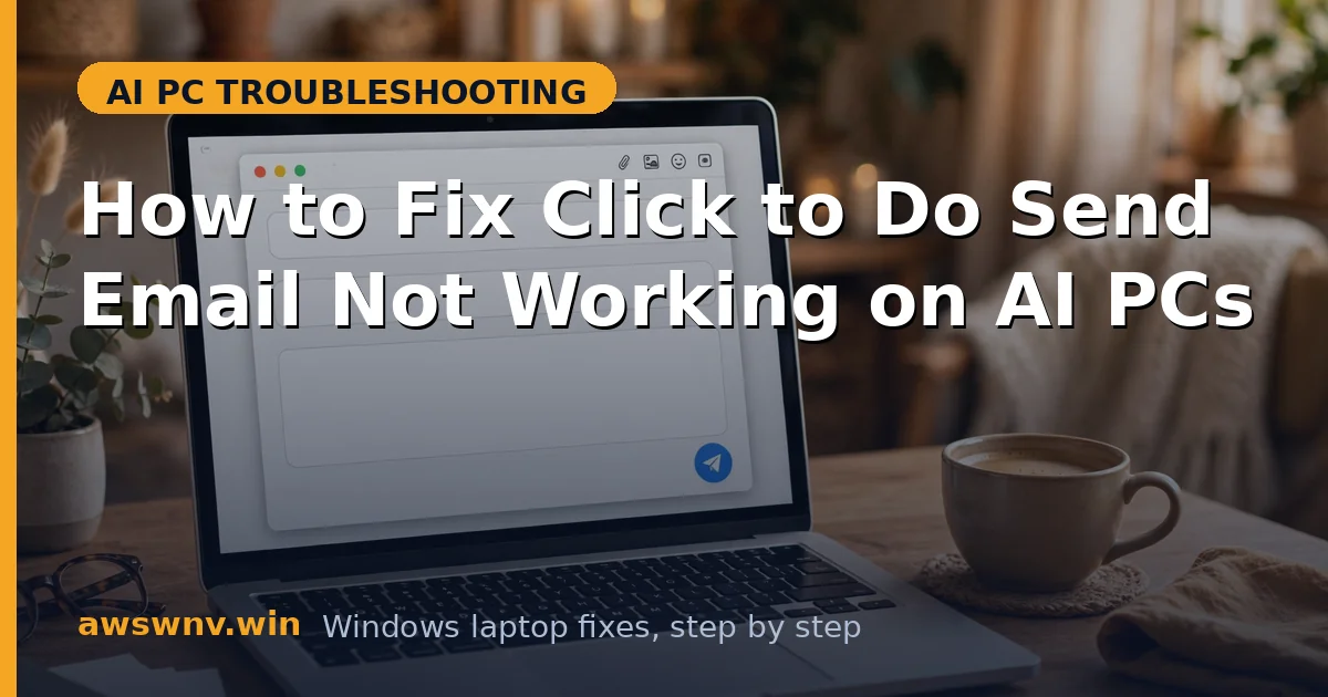 How to Fix Click to Do Send Email Not Working on AI PCs