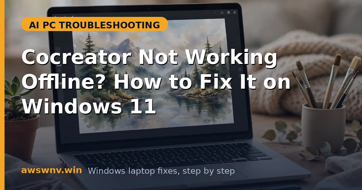 Cocreator Not Working Offline? How to Fix It on Windows 11