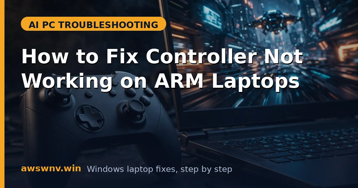 How to Fix Controller Not Working on ARM Laptops