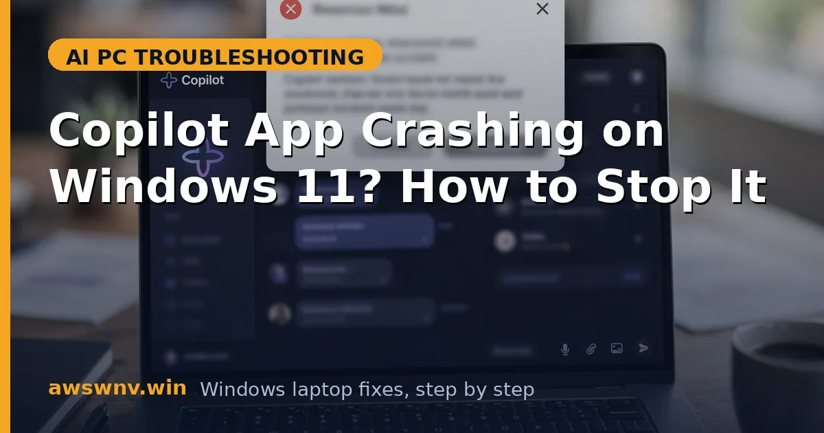 Copilot App Crashing on Windows 11? How to Stop It