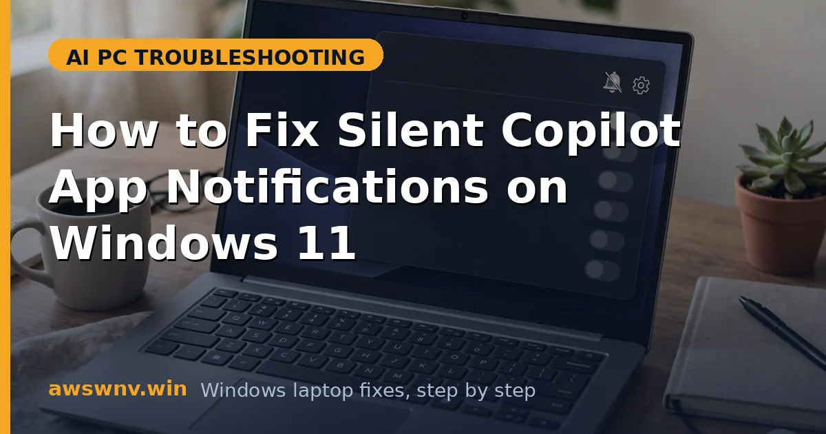 How to Fix Silent Copilot App Notifications on Windows 11