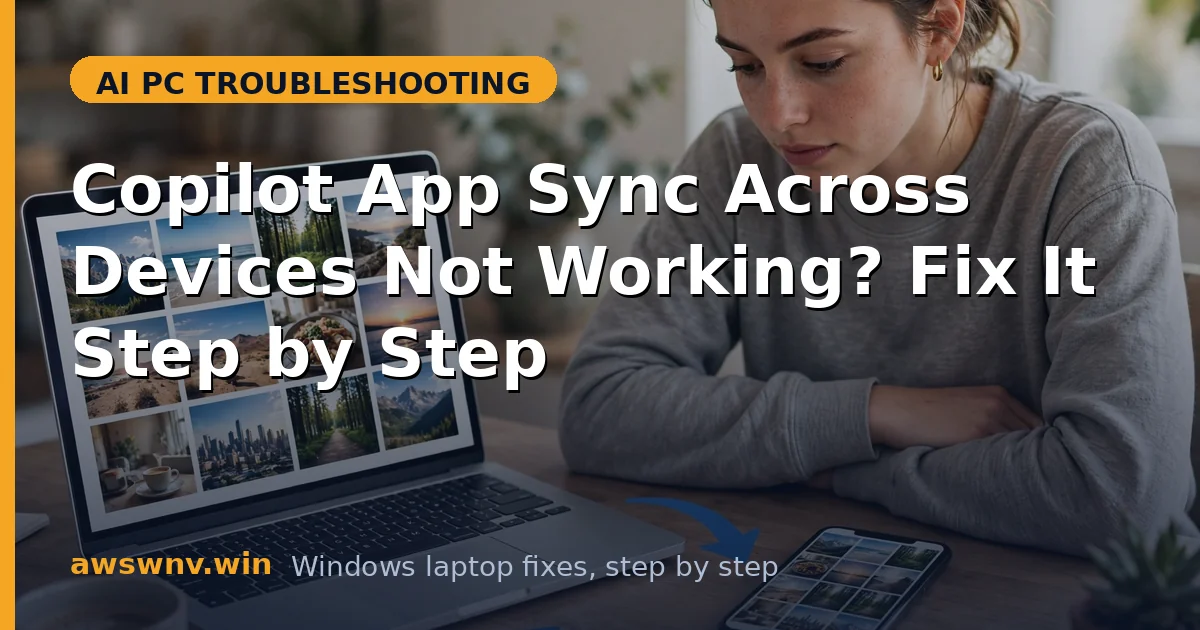 Copilot App Sync Across Devices Not Working? Fix It Step by Step