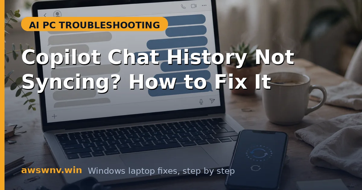 Copilot Chat History Not Syncing? How to Fix It