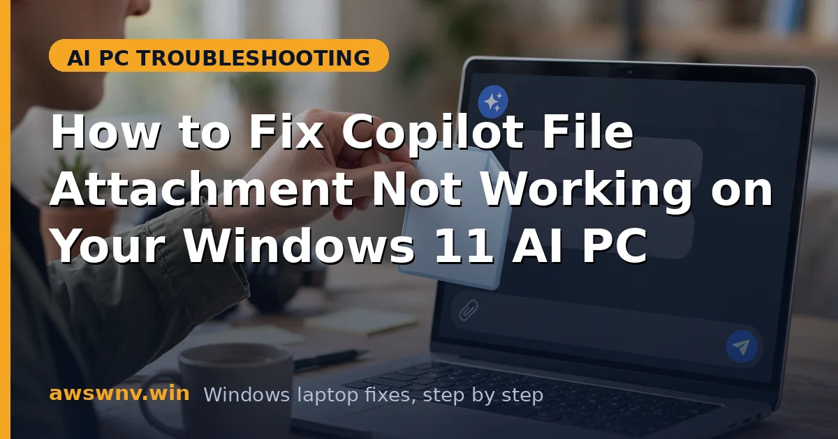 How to Fix Copilot File Attachment Not Working on Your Windows 11 AI PC