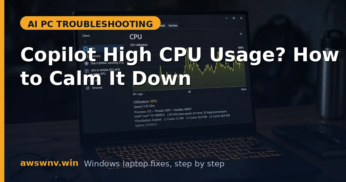 Copilot High CPU Usage? How to Calm It Down