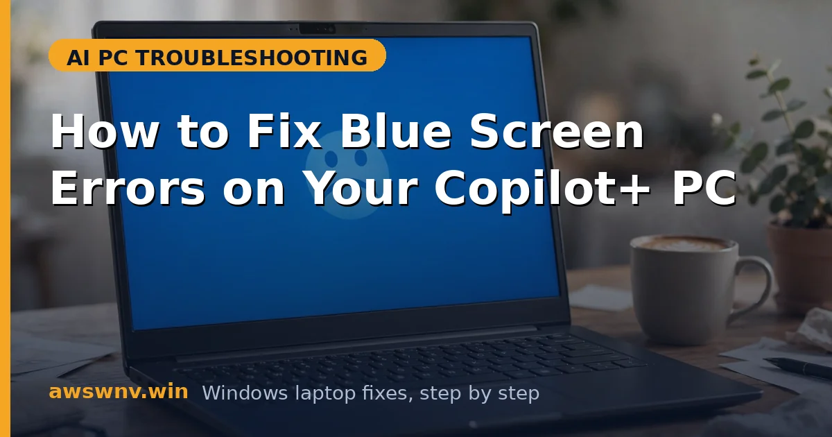 How to Fix Blue Screen Errors on Your Copilot+ PC