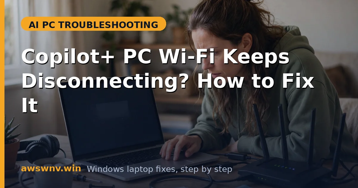 Copilot+ PC Wi-Fi Keeps Disconnecting? How to Fix It