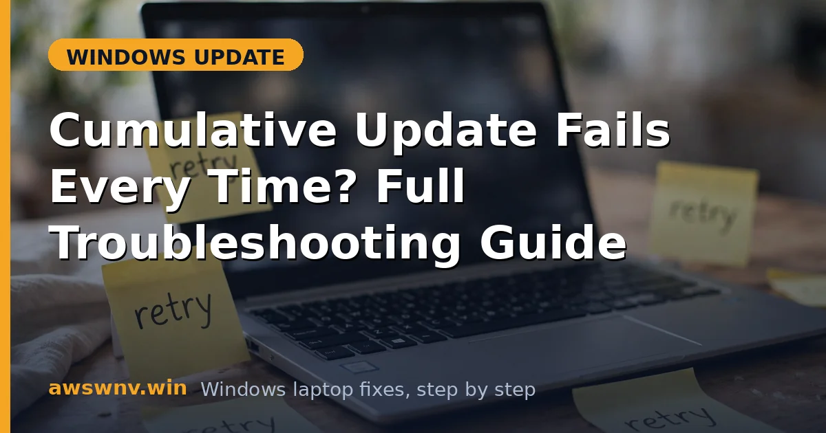 Cumulative Update Fails Every Time? Full Troubleshooting Guide