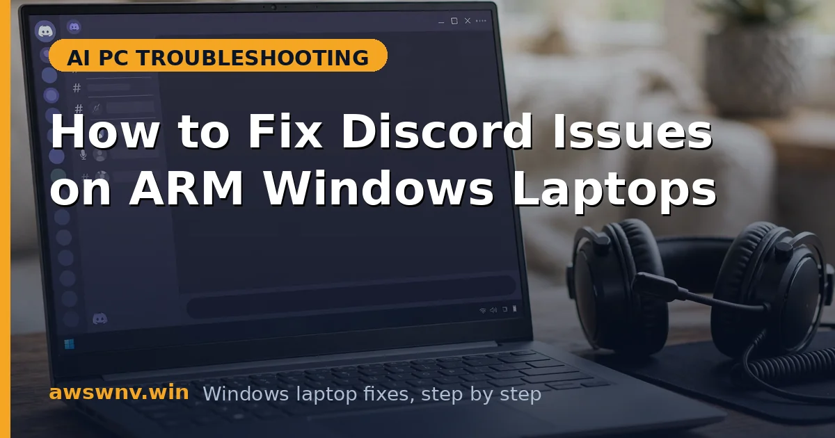 How to Fix Discord Issues on ARM Windows Laptops