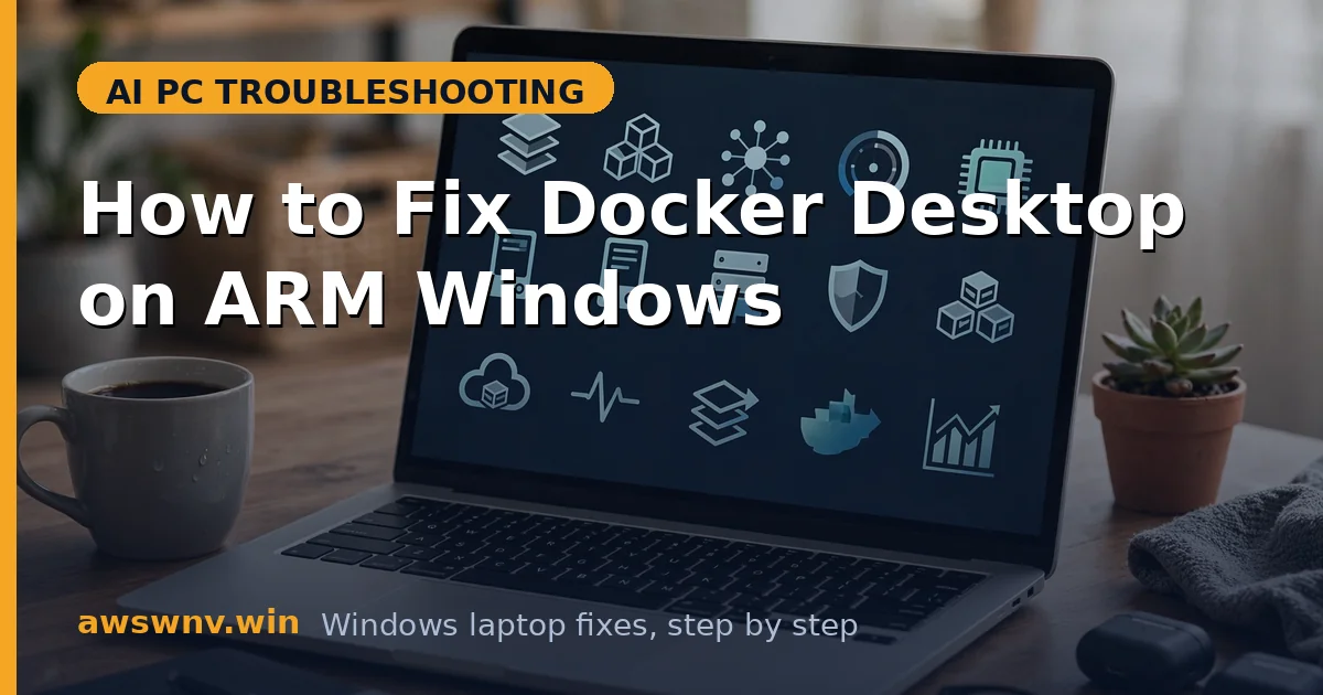 How to Fix Docker Desktop on ARM Windows
