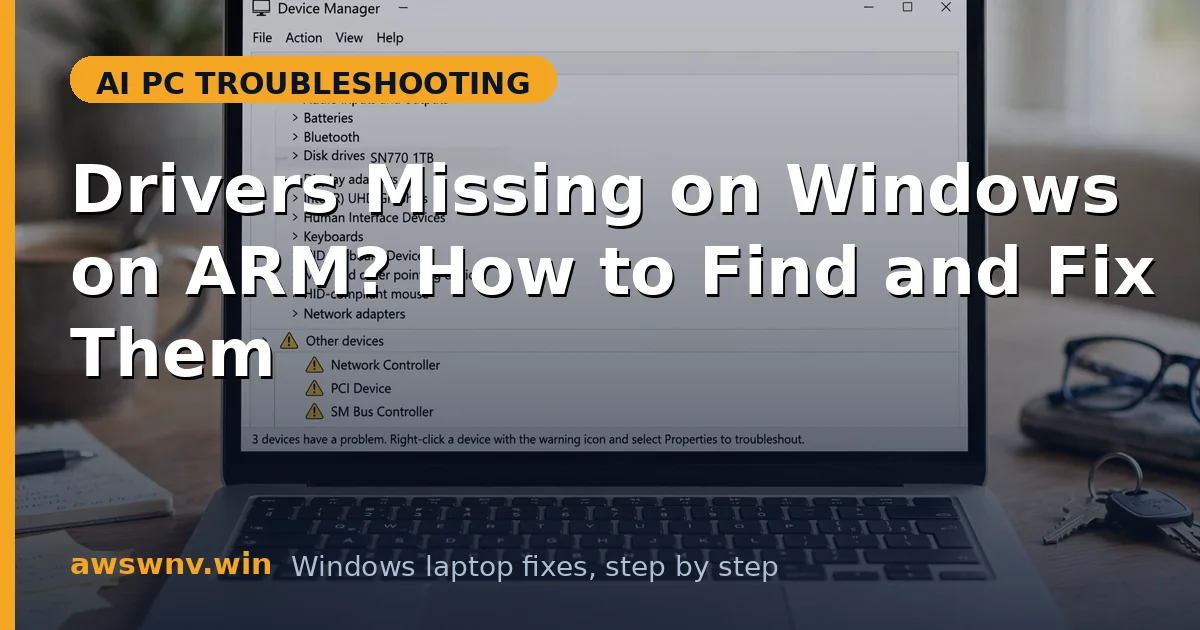 Drivers Missing on Windows on ARM? How to Find and Fix Them