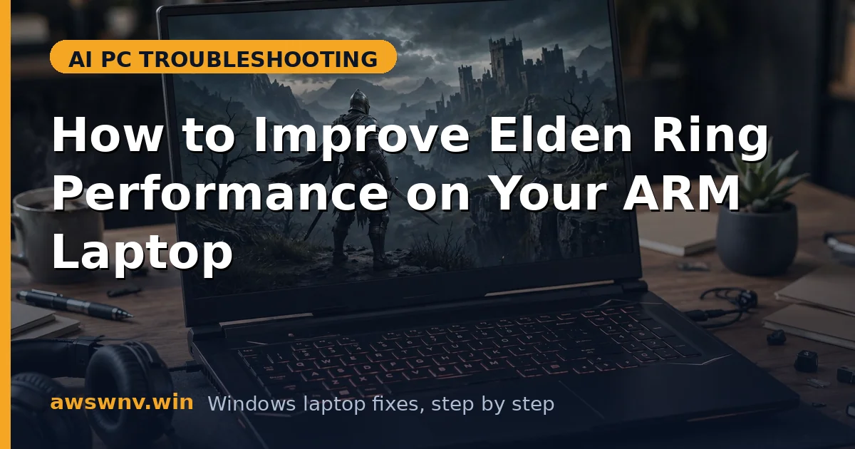 How to Improve Elden Ring Performance on Your ARM Laptop