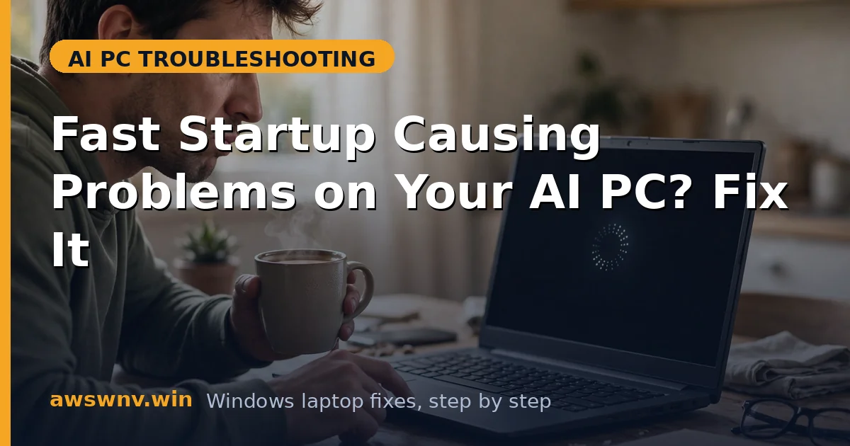 Fast Startup Causing Problems on Your AI PC? Fix It