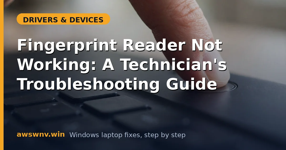 Fingerprint Reader Not Working: A Technician's Troubleshooting Guide