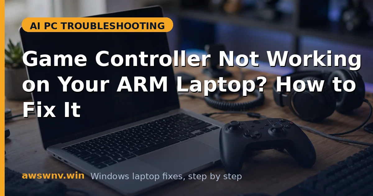 Game Controller Not Working on Your ARM Laptop? How to Fix It