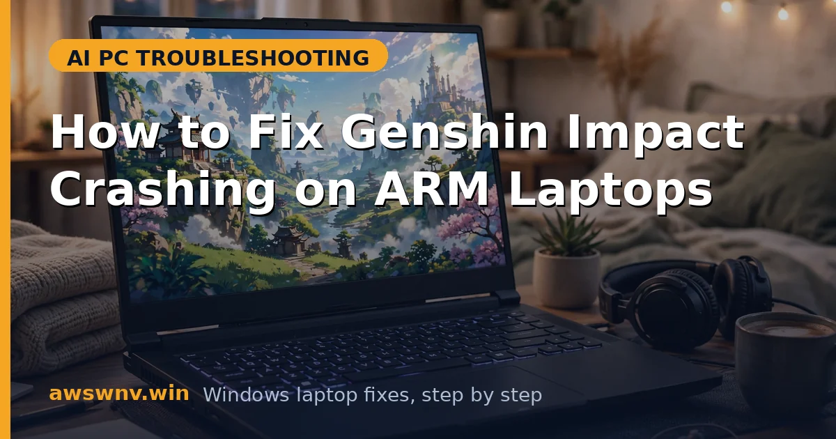 How to Fix Genshin Impact Crashing on ARM Laptops