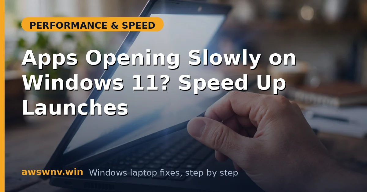 Apps Opening Slowly on Windows 11? Speed Up Launches