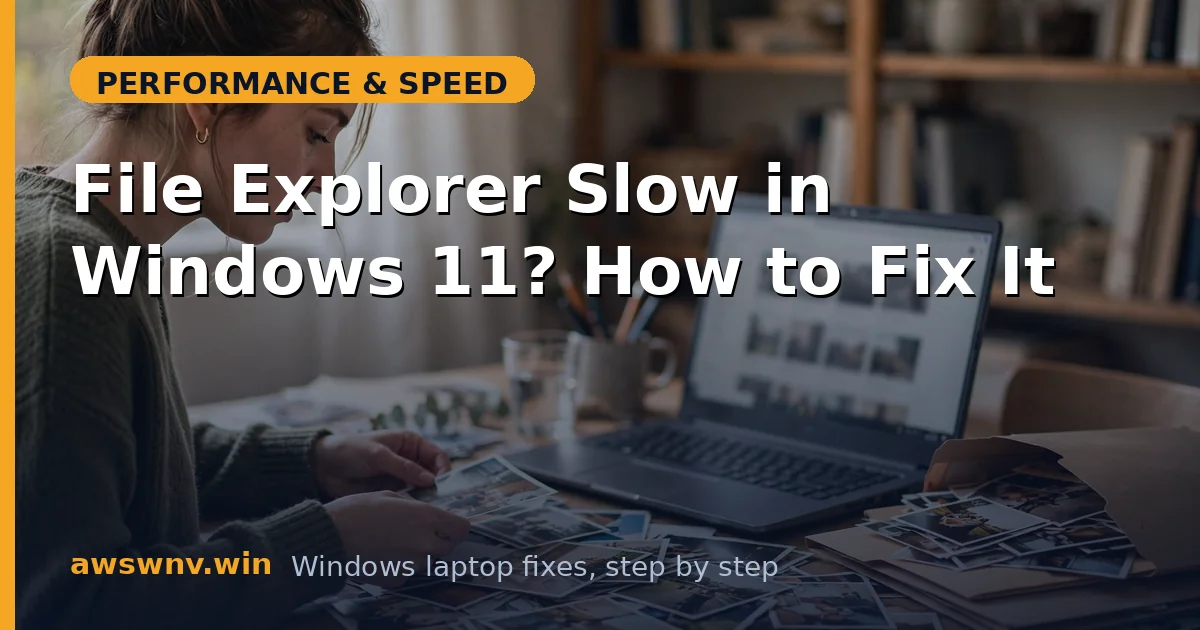 File Explorer Slow in Windows 11? How to Fix It