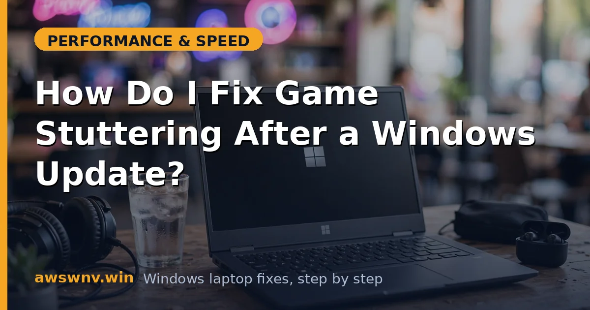 How Do I Fix Game Stuttering After a Windows Update?